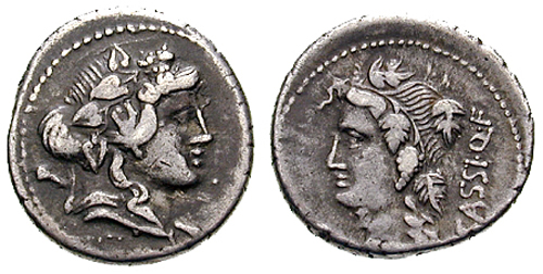 cassia roman coin denarius